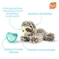 thumbnail image 5 of RaZbaby RaZbuddy Teether Holder - Detachable RaZberry Tan Teether Toy - For Baby 0m+ - Sloth, 5 of 9