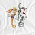 thumbnail image 2 of Looney Tunes T-Shirt Bugs And Lola Kiss Valentine'S Day Unisex Graphic Tee for Men & Women, 2 of 7