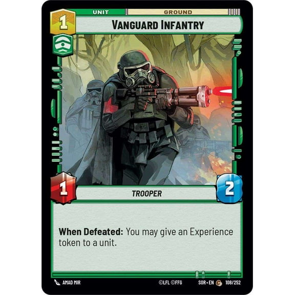Star Wars: Unlimited Spark of Rebellion Common Vanguard Infantry #108