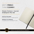 thumbnail image 7 of Cross Classic Century Chrome Refillable Ballpoint Pen and Medium Lined Journal Gift Set, Includes Premium Gift Box - Classic Black, 7 of 7