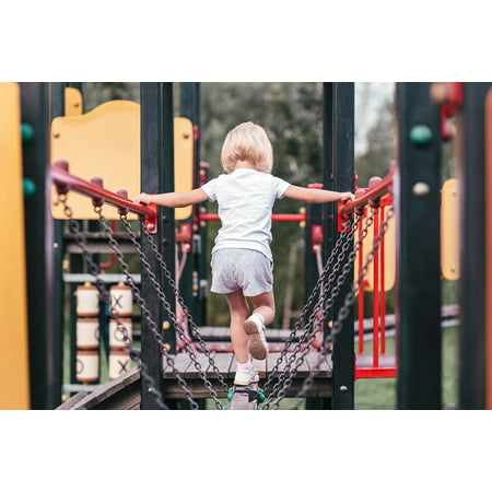 LAMINATED POSTER Play Park Adventure Baby Kid People Girl Child Poster Print 24 x