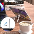 thumbnail image 4 of Dteck for Samsung Galaxy Z Fold 6 Case with Hinge Protection & Kickstand,Convenient Invisible Bracket,Built-in Front Screen Protector Full Body Protective Hinge Case for Samsung Z Fold 6,Colorful Love, 4 of 7