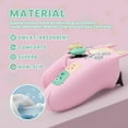 thumbnail image 3 of PlayVital Cute Bear Controller Silicone Case for ps5, Kawaii Controller Cover Compatible with Charging Station, Gamepad Skin Protector for ps5 with Touch Pad Sticker & Thumb Grips - Pink & Yellow, 3 of 8