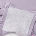 thumbnail image 5 of LNWUY Women's Solid Color Soft High Waisted Underwear Boxer Briefs Breathable Cute Printed Underwear Purple L, 5 of 8
