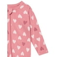 thumbnail image 3 of Modern Moments by Gerber Baby Neutral Viscose Valentine's Day Two-Way Zip Sleep 'N Play Footed Pajamas, Sizes Newborn - 6/9 Months, 3 of 7
