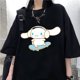 thumbnail image 2 of Japonés Harajuku gótico T-shirt perro Laurel impresión de dibujos animados de manga corta suelta mujeres verano T-shirt moda lindopangjing, 2 of 4