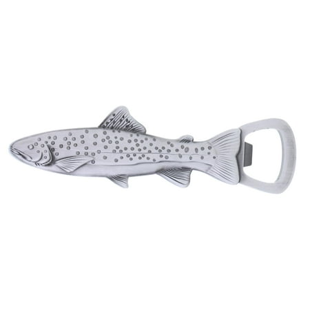 

Metal Trout Fish Bottle Opener Refrigerator Fish Shape 13cm for Bar