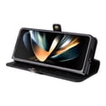 thumbnail image 2 of Decase for Samsung Z Fold 4 5G Wallet Case with Leather Wallet Card Holder Protective Slim Cover, Black, 2 of 7