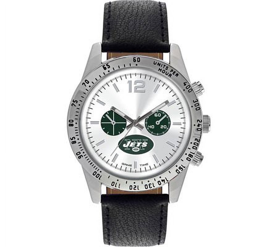 Game Time NFL Men's New York Jets Letterman Series Watch - image 2 of 2