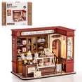 thumbnail image 1 of Kit de casa en miniatura ROBOTIME Honey Dessert Talk con luz LED, 1 of 8