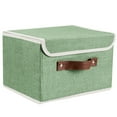 thumbnail image 2 of 2Pc Foldable Storage Bins Set Baskets Boxes Cubes Organizer Box Containers w/Lid, 2 of 13
