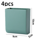 thumbnail image 2 of Caja de almacenamiento de control remoto montada en la pared sin agujeros de 4 piezas, verde MFZFUKR CPB-DE-WX567-3, 2 of 5
