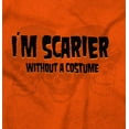 thumbnail image 2 of Halloween Scarier Without A Costume Unisex Plus Fleece Graphic Hoodie Brisco Brands 4X, 2 of 5