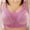 Purple, variant on Women's Lace Sexy Comfortable Breathable Anti-exhaust Printing N-Wired Bra