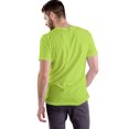 thumbnail image 2 of Men's Work T-Shirt High Visibility Short Sleeve Workwear Tee Safety Hi-Vis Reflective T-Shirts for Men (Safety Green 1 Pack, Small), 2 of 7