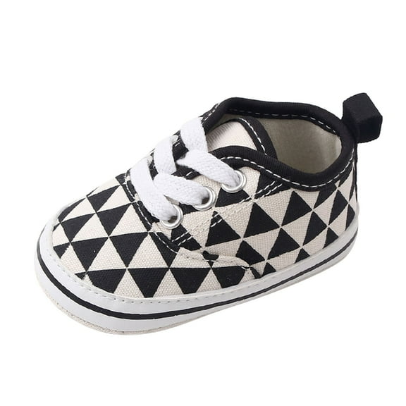Toimothcn Cute Shoes For Toddlers Infant Soft Sole Plaid Lace Up Casual Shoes Princess Shoes Suitable For Outdoor Sports