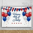thumbnail image 2 of Jierger Clearance Patriotic Party Decoration Background Cloth Sign Independence Day Independence Day Party Gift Supplies for 4th of July Veterans Day Memorial Day, 47.28x31.52inch, 2 of 6