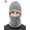 Grey, variant on Luxtrada Winter Hat Warm Knitted Wool Thick Baggy Slouchy Beanie Skull Cap with Zipper for Men (Black)