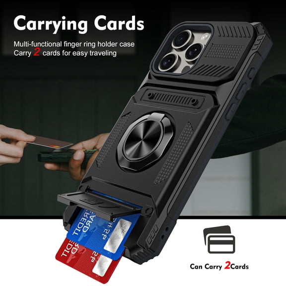 Fashion Case with Holder Stander Kickstand Drop Resistant Shockproof Case For iPhone 14 Pro Max