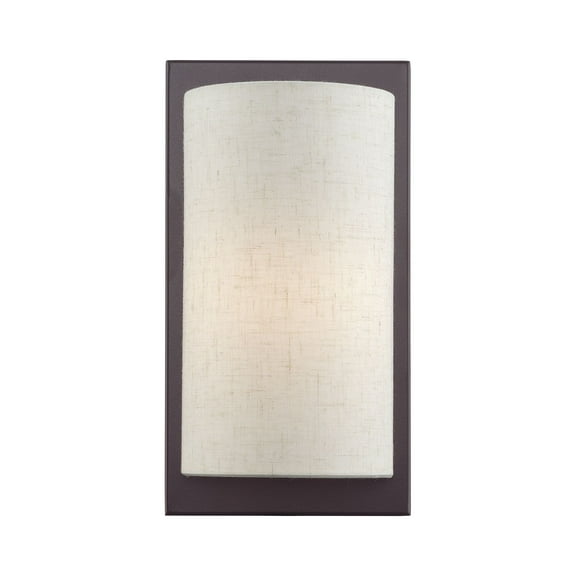 45230-92 Livex Lighting Brenton - 1 Light ADA Wall Sconce-11 Inches Tall and 6 Inches Wide-English Bronze Finish