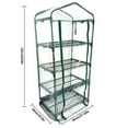 thumbnail image 2 of Home Garden Greenhouse Plant Veg Shelf Frame Cover Clear Pvc Cover, 2 of 2