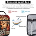 thumbnail image 4 of Insulated Portable Lunch Bag, Thermal Reusable Food Tote with Front Zipper and Side Mesh Pocket for Work Travel Picnic, 4 of 6