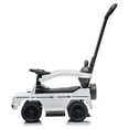 thumbnail image 6 of Best Ride On Cars Kids Stroller Mercedes G-Wagon 3 in 1 Push Car, White, 6 of 11