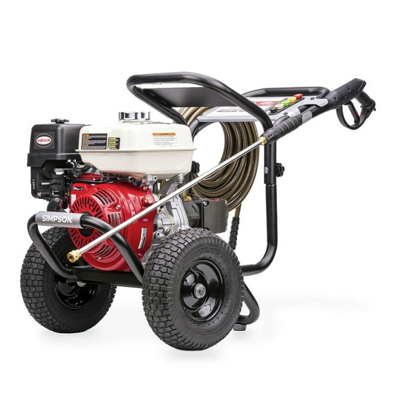 Simpson PowerShot 4000 Ps i3.5 GPM Professional Gas Pressure Washer with AAA Triplex Pump, 0 Volts