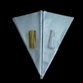 thumbnail image 5 of 100PCS Transparent Cone Bags Clear Cello Bags Sweets Treat Bags with Gold Ties (13 x 25cm), 5 of 8