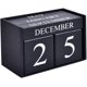 thumbnail image 1 of Calendario de bloques de escritorio de madera - Pantalla de fecha de mes de bloque perpetuo Decoración de oficina en casa Fokelyi CZBG-HQ10-1, 1 of 4
