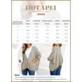 thumbnail image 5 of HOTAPEI Chenille Sweater Cardigans for Women Dolman Long Sleeve Open Front Cardigan Sweaters Deep V Neck Button Down Soft Knit Sweater Cardigan Coat with Pockets, 5 of 5