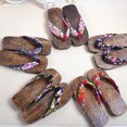 thumbnail image 4 of CRAFTHROU Slides for Girls Protective Clogs Paulownia Wood Multi 1 Pair, 4 of 7