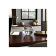 thumbnail image 2 of Decorative Crystal Orb Ball for Home Decor - Ornament Sculpture for Bathroom, Office Desk, and Living Room Decor - Accessory for Shelf Accent and Cofffe Table Display - 3", Clear & Frost, 2 of 12
