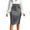 Gray, variant on JNGSA Holiday Skirts, Women's Glitter Sequin Elastic High Waist Cocktail Bodycon Pencil Midi Skirt Club Night Out Party