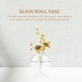 thumbnail image 2 of HOKARUA 2pcs Wall Hanging Glass Terrarium Planter Flower Vase Hydroponics Plants Wall Glass Vase, 2 of 8
