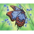 thumbnail image 1 of Tile Mural Kitchen Backsplash - Fire n Ice Wings-DF - by Denise Freeman, 1 of 1