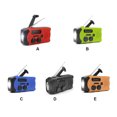 thumbnail image 3 of Baohd Radio Receiver Frequency Emergency LED Flashlight Alarm Power Bank Hiking Backpacking Multifunctional Phone Charger Speaker Orange, 3 of 7