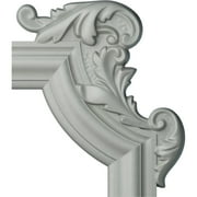 13 1/4"W x 10 5/8"H x 1 1/8"P Pompeii Panel Moulding Corner, Right (matches moulding PML02X00PO)