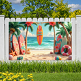 thumbnail image 6 of Tropical Theme Surfboard Banner Beach Party Backdrop for Summer Celebration Outdoor Event Photography, 6 of 8