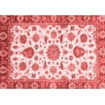 thumbnail image 1 of Ahgly Company Indoor Rectangle Abstract Red Modern Area Rugs, 2' x 4', 1 of 4
