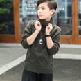 thumbnail image 5 of GYRATEDREAM Unisex Toddler Baby Thicken Turtleneck Sweater Pullover Kid Boys Girls Long Sleeve Warm Fleece Solid Color Knitted Tops Stretch Shirt Clothes for 1-8 Years, 5 of 8