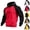 Red, variant on HAJWOH Mens Hoodies Pullover Lightweight Block Color Sweatshirts Casual Long Sleeve Shirts Drawstring with Pocket