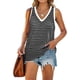 thumbnail image 5 of Jumpingount Camiseta sin mangas con cuello en V para mujer Chaleco de color informal Camiseta sin mangas con cuello en V sin mangas Prendas para la parte del cuerpo Gris SG Jumpingount AP002686-09, 5 of 6