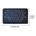 thumbnail image 2 of Engraved Metal Wallet Card for Men Women, Personalized Anniversary Valentine's Day Gift, Love Message Card, Husband Boyfriend Girlfriend Wife Gift Idea, Unique Keepsake Card for Wedding Proposal, 2 of 5