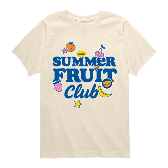 Instant Message - Summer Fruit Club Short Sleeve Graphic T-Shirt