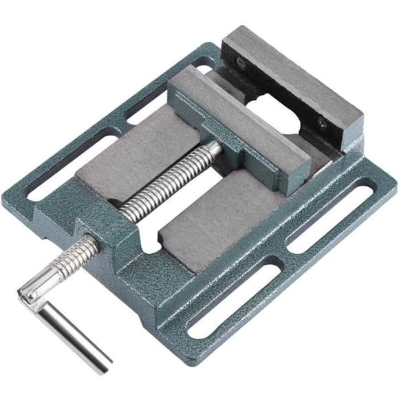 Tornillo de banco de 4 pulgadas, abrazaderas planas, tornillo de banco para taladradoras, fresadoras, taladros de columna, máquinas de mantenimiento.