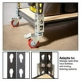 thumbnail image 2 of 4pc - Storage Rack Caster Wheels (Adapts to Boltless Self Locking Shelving Racks) (3" (500 Max Total Capacity)), 2 of 3