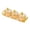 yellow 3 grid, variant on yotijay Dried Fruit Plate Food Storage Box Containers Snacks Dish Divided Serving Dishes clear 4 grid