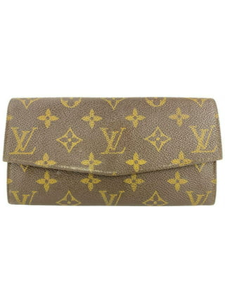 Louis Vuitton Brown Monogram Sarah Long Wallet Cloth ref.406394