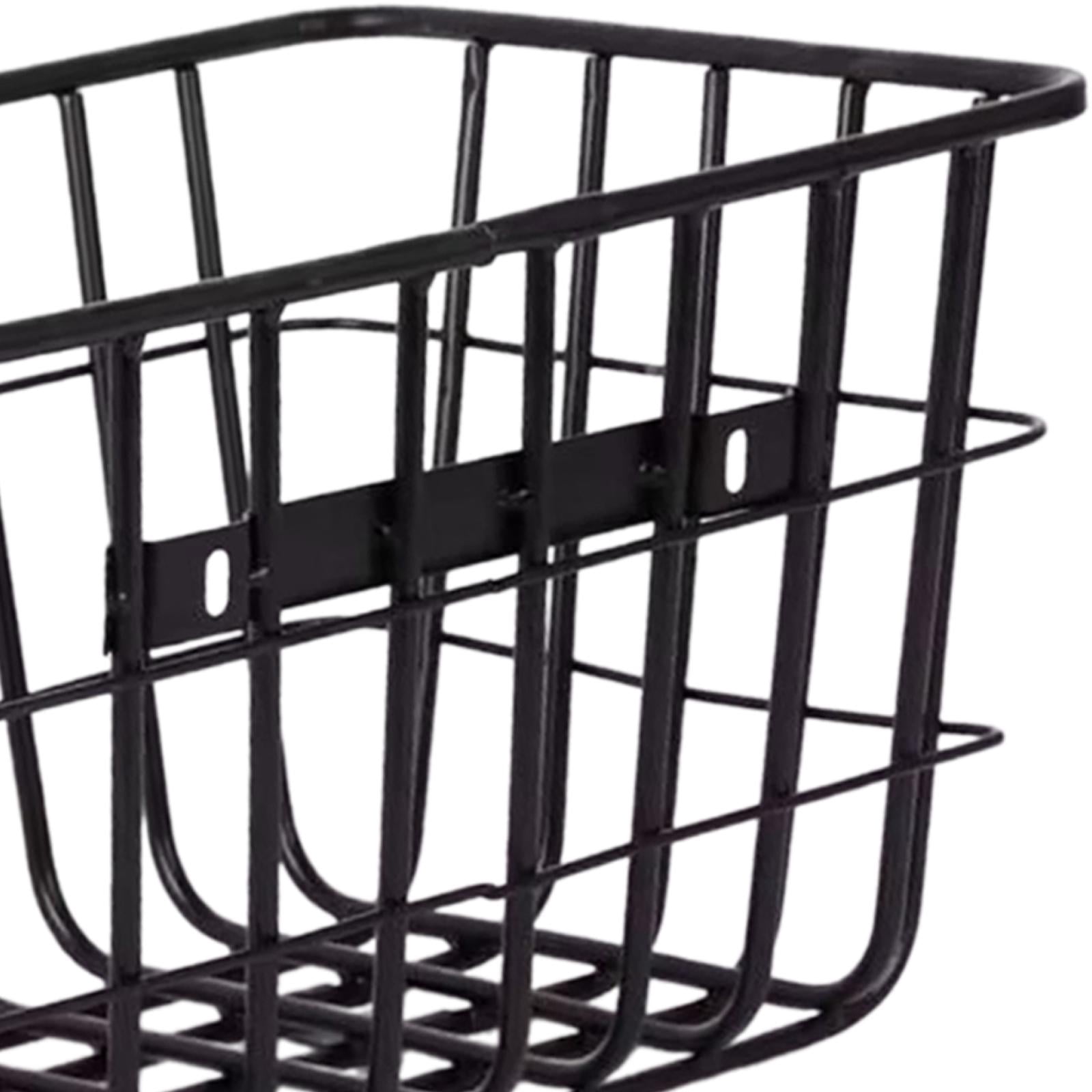 Colaxi Front Rear Bike Basket Cargo Rack. Metal Wire, Basket Cycling Rack Basket for Backyard Cycling Camping Street